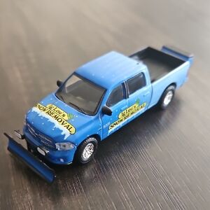 Blue Toy Snow Removal Truck